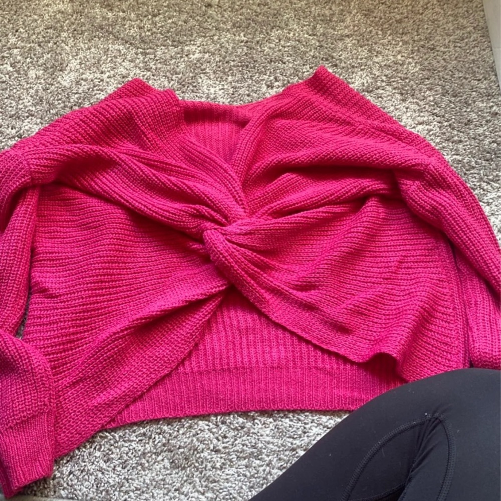 IsoldeLL Knit Jumper - Neon Pink